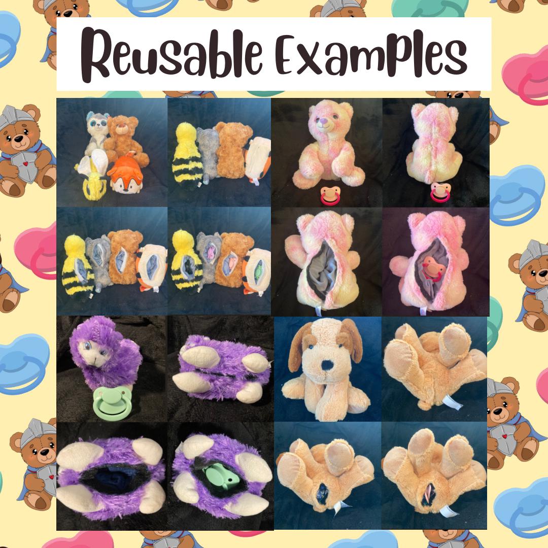 Pacifier Guardian: Stuffed Animal Hidden Storage