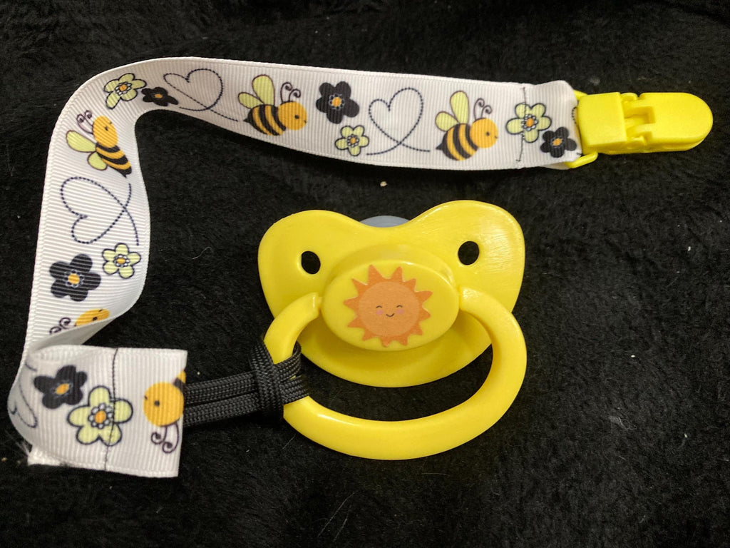 Happy Days Simple Sticker Adult Pacifier, Sun Summer Little Space Gear