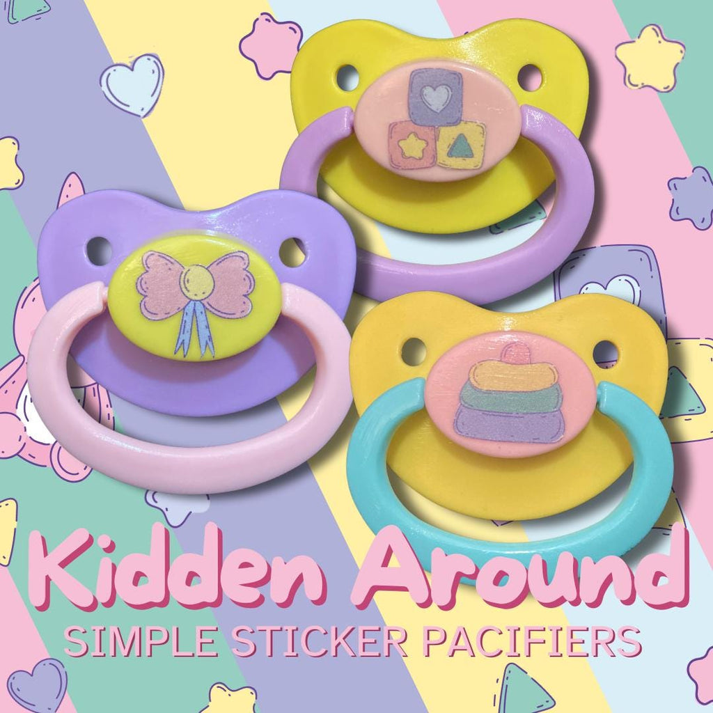 Kidden Around Adult Pacifier, Baby Nursery Little Space Gear