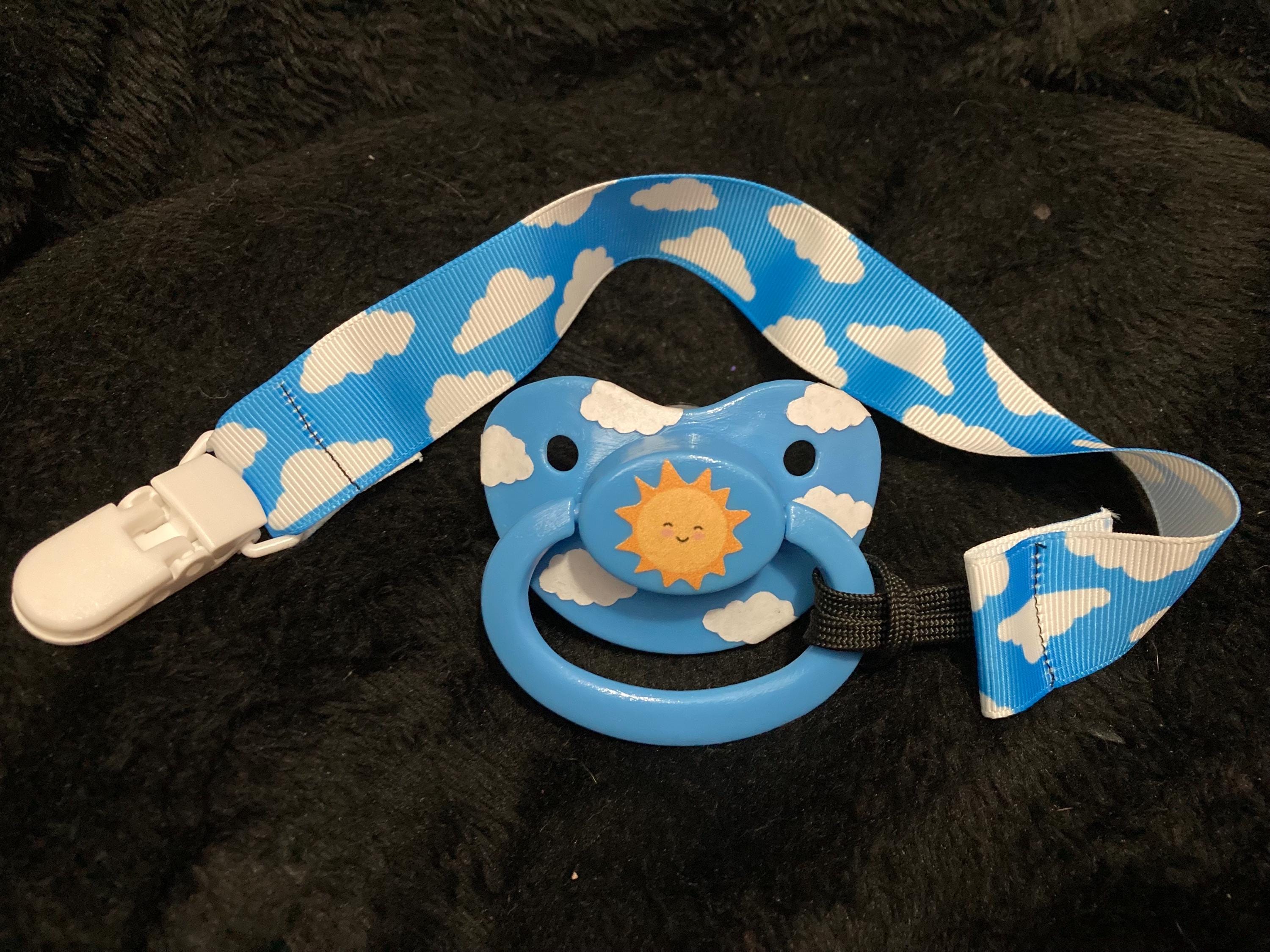 Happy Days Collage Adult Pacifier, Sun Cloud Little Space Gear