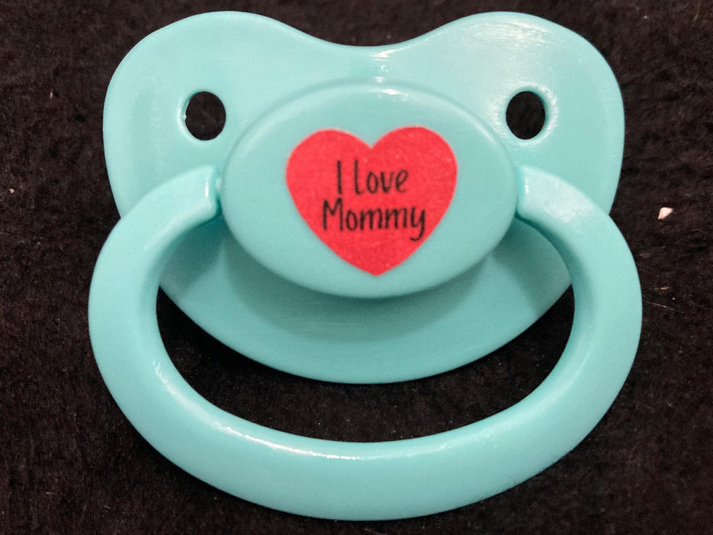 Loving You Custom Adult Pacifier, Valentine, Anniversary, Custom Term, Caregiver, Daddy, Mommy Little Space Gear