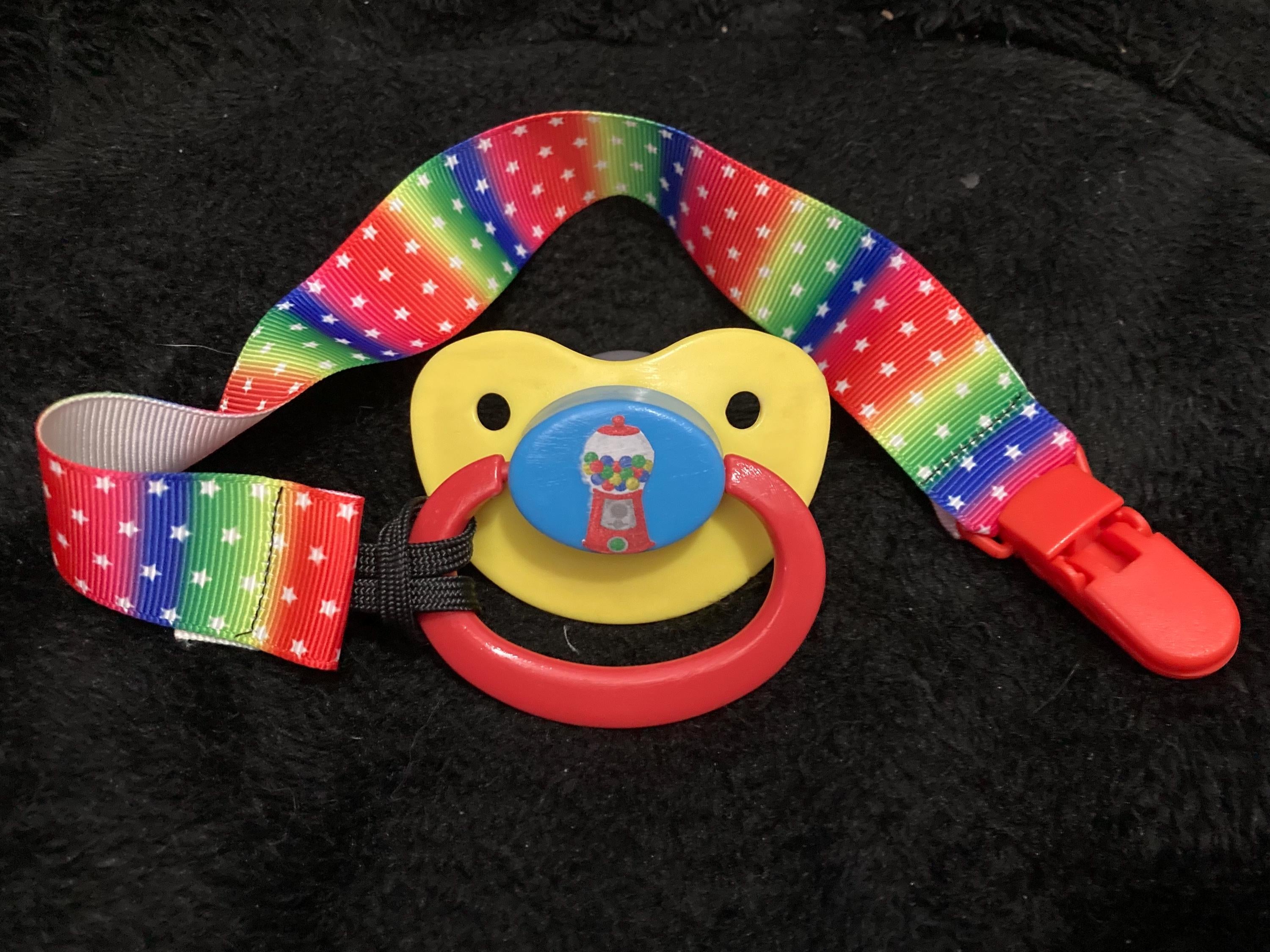 Candy Craze Adult Pacifier, Gumball machine, Gummy Bear, Jelly Bean, Kidcore Candy Little, Space Gear