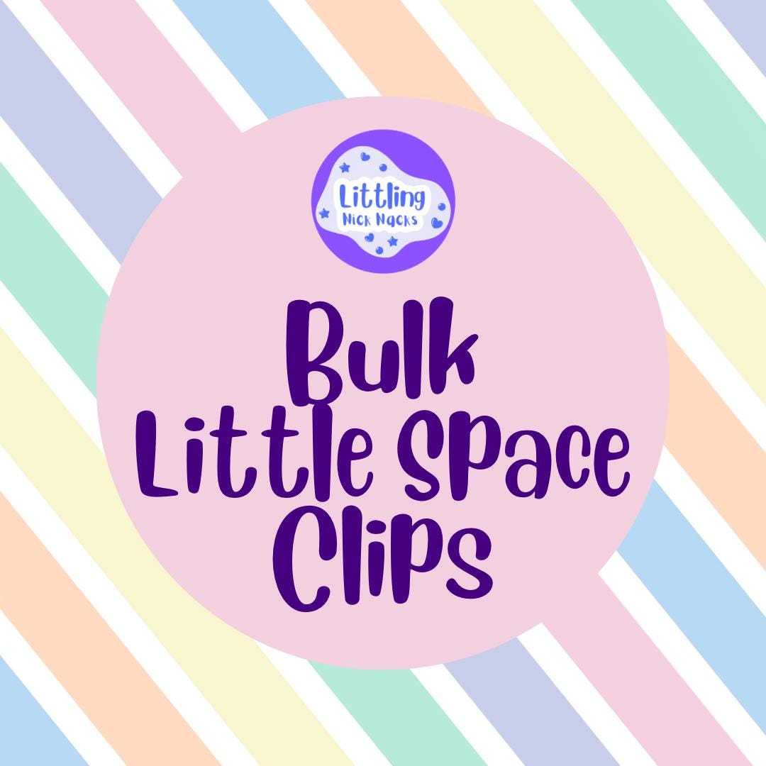 Bulk Little Space Clip, Pacifier Clip, Little Space Gear