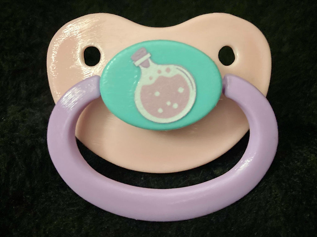 Cutie Coven Adult Pacifier, Pastel Goth Spooky Halloween Little Space Gear