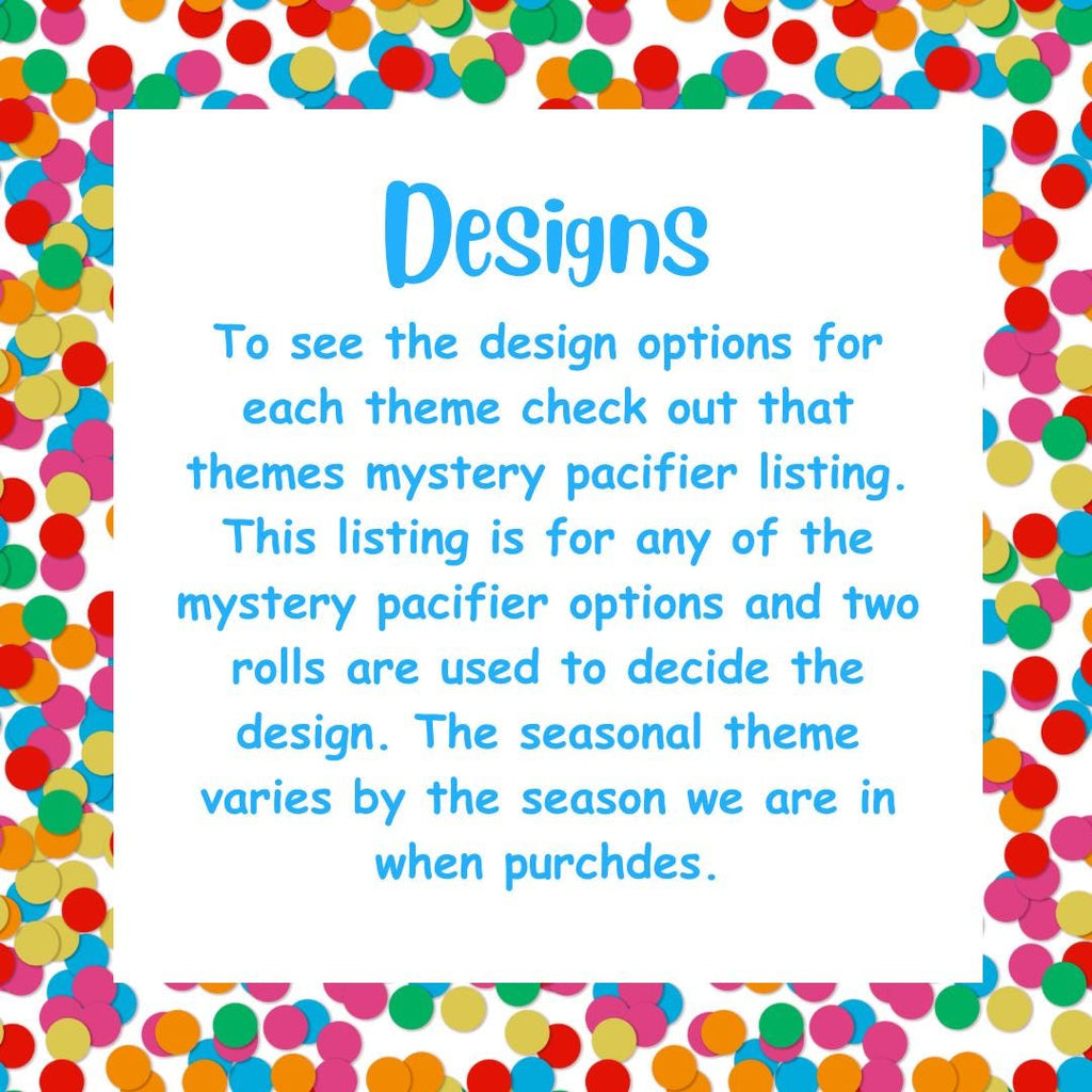 Mystery Adult Pacifier, Little Space Gear