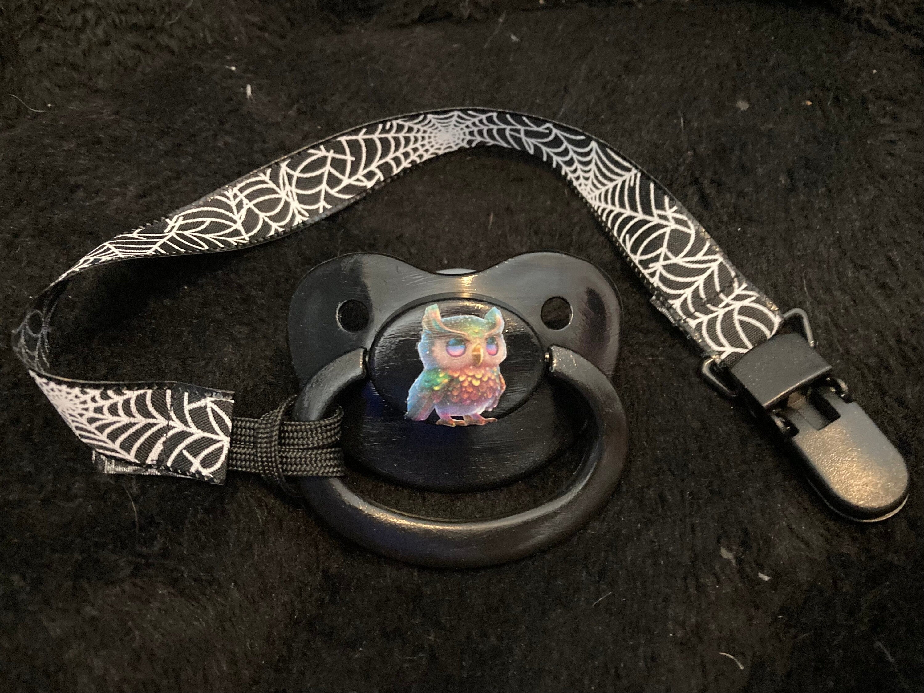 Spiderweb Little Space Clip, Pacifier Clip, Little Space Gear