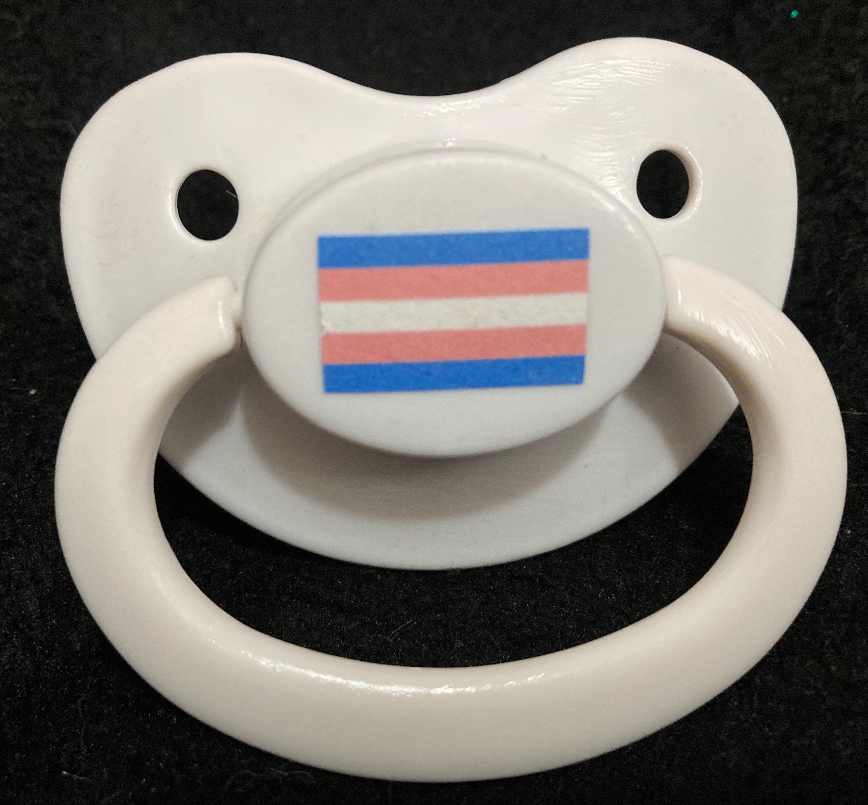 Choice Pride Flag Adult Pacifier, LGBT+ Little Space Gear