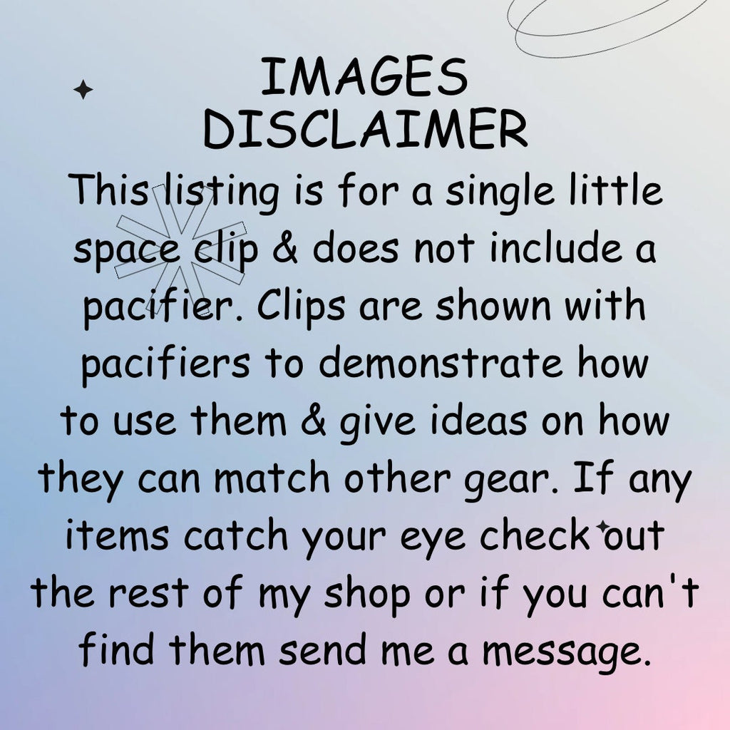 Coral Critters Little Space Clip, Pacifier Clip, Ocean little Space Gear