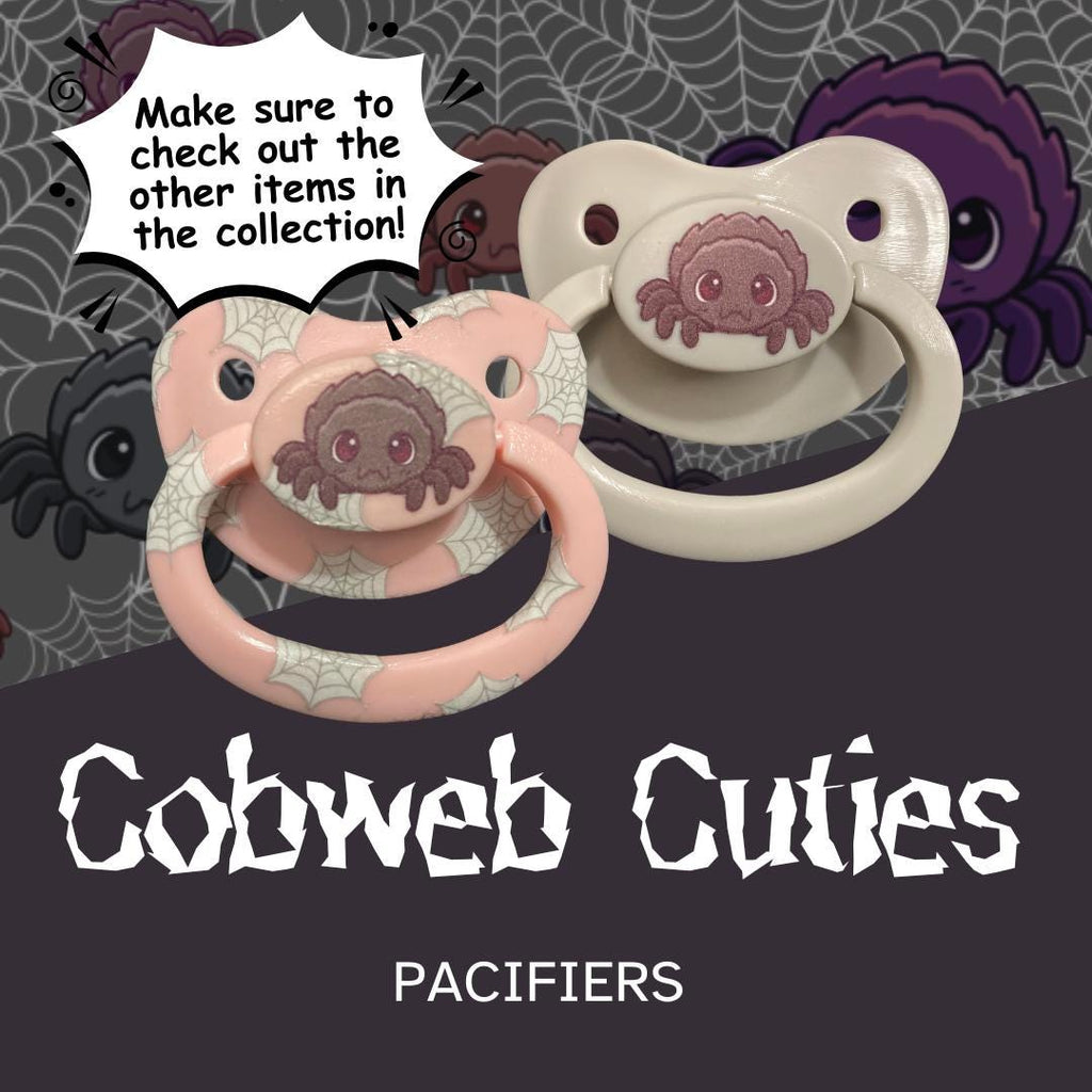 Cobweb Cuties Little Space Clips, Pacifier Clip, Little Space Gear