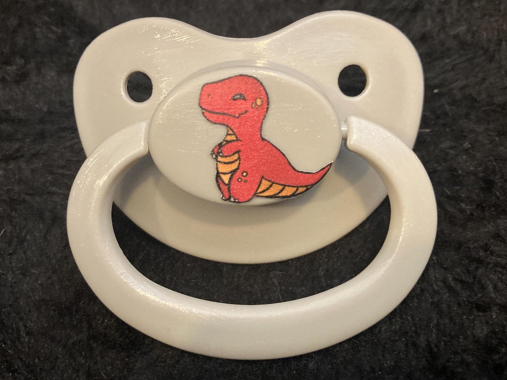 Little Roars Adult Pacifier, Dinosaur Little Space Gear