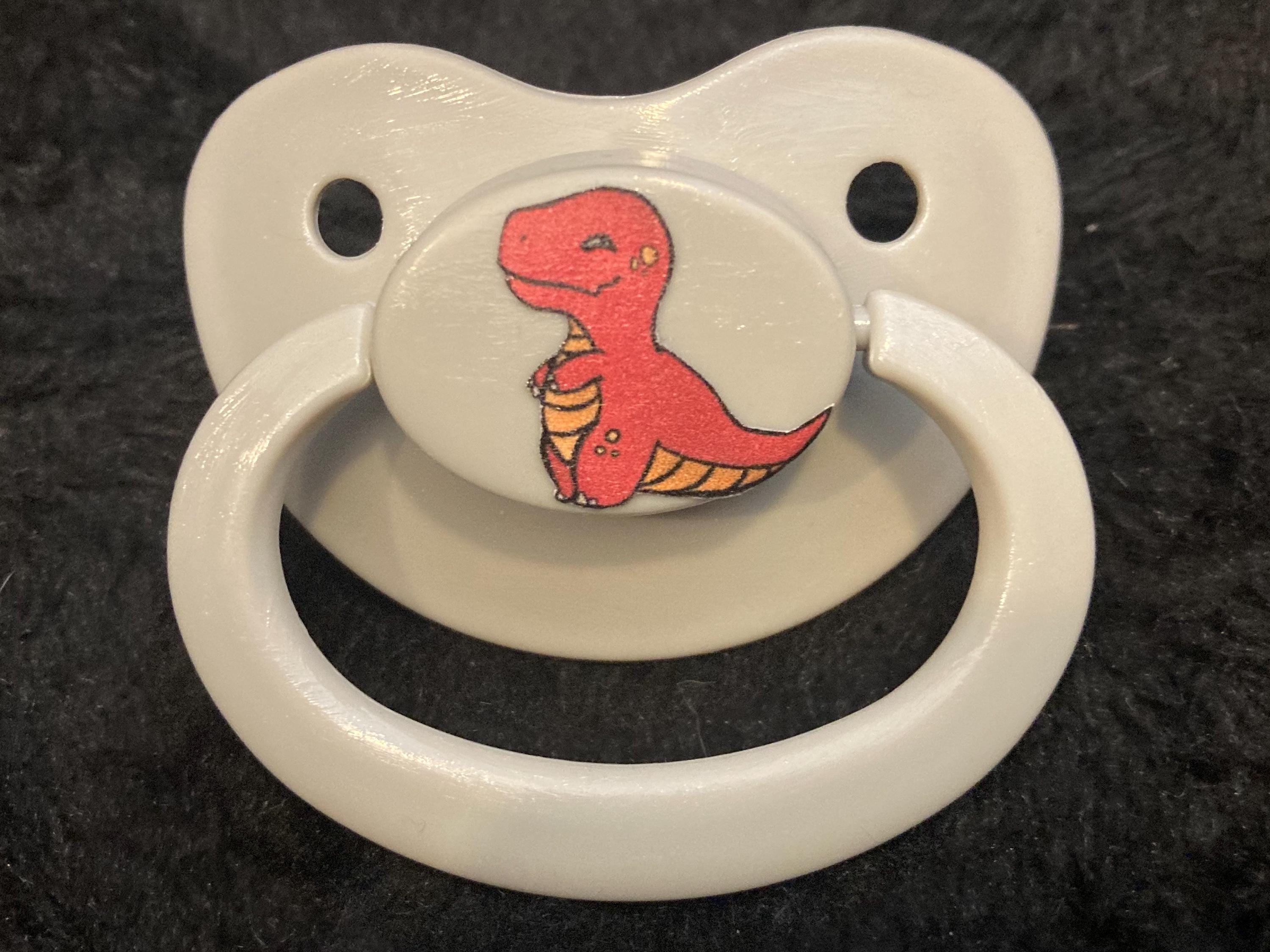 Little Roars Adult Pacifier, Dinosaur Little Space Gear