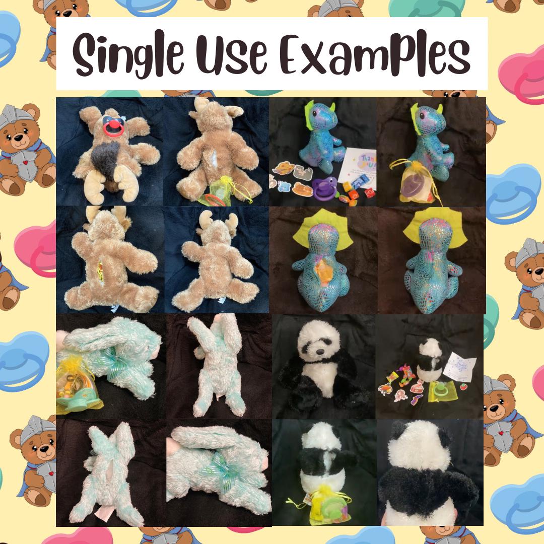 Pacifier Guardian: Stuffed Animal Hidden Storage