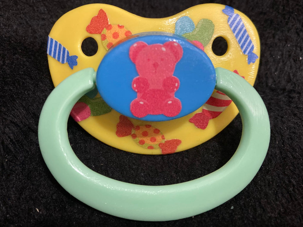 Candy Collage Adult Pacifier, Little Space Gear
