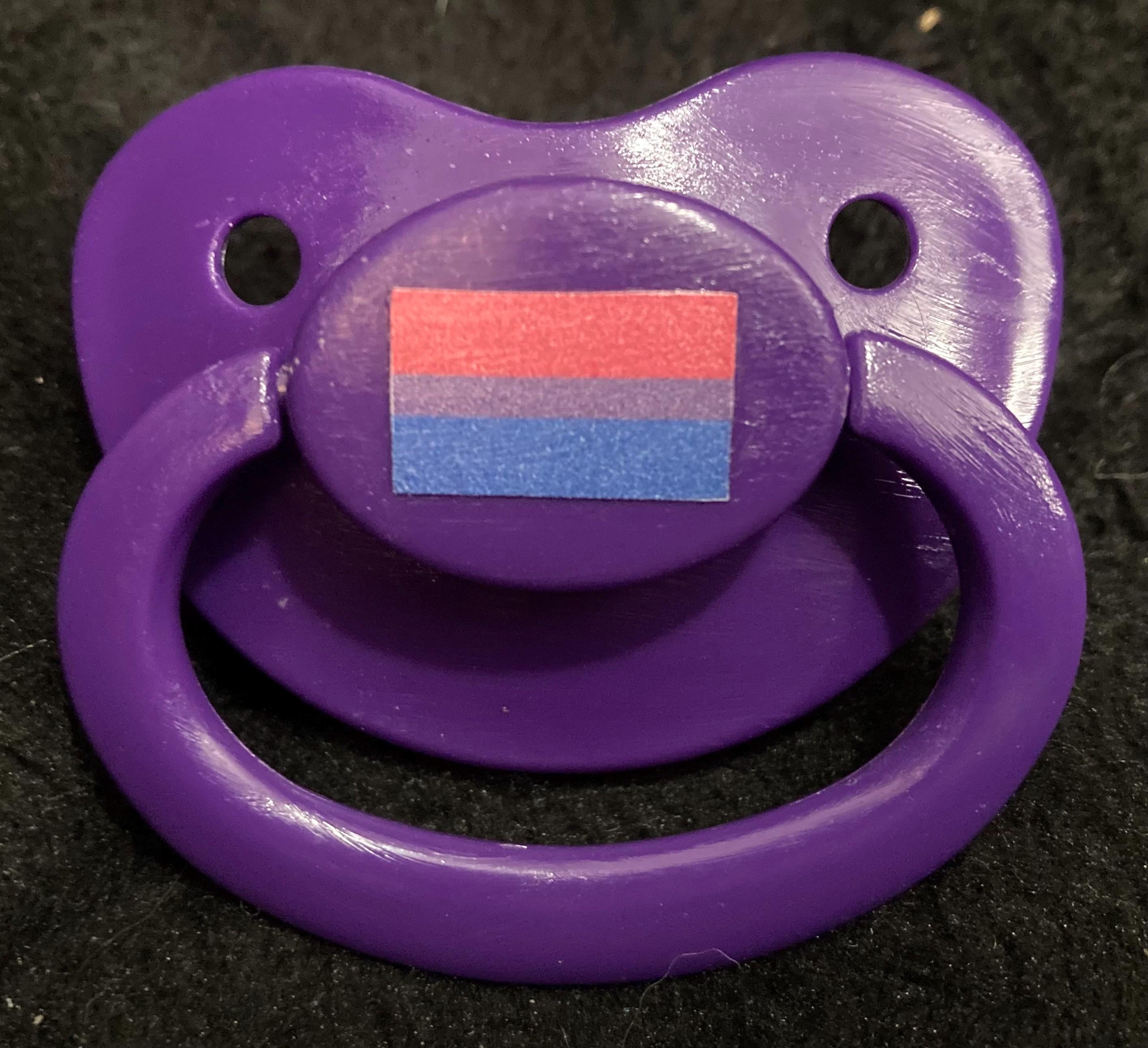 Choice Pride Flag Adult Pacifier, LGBT+ Little Space Gear
