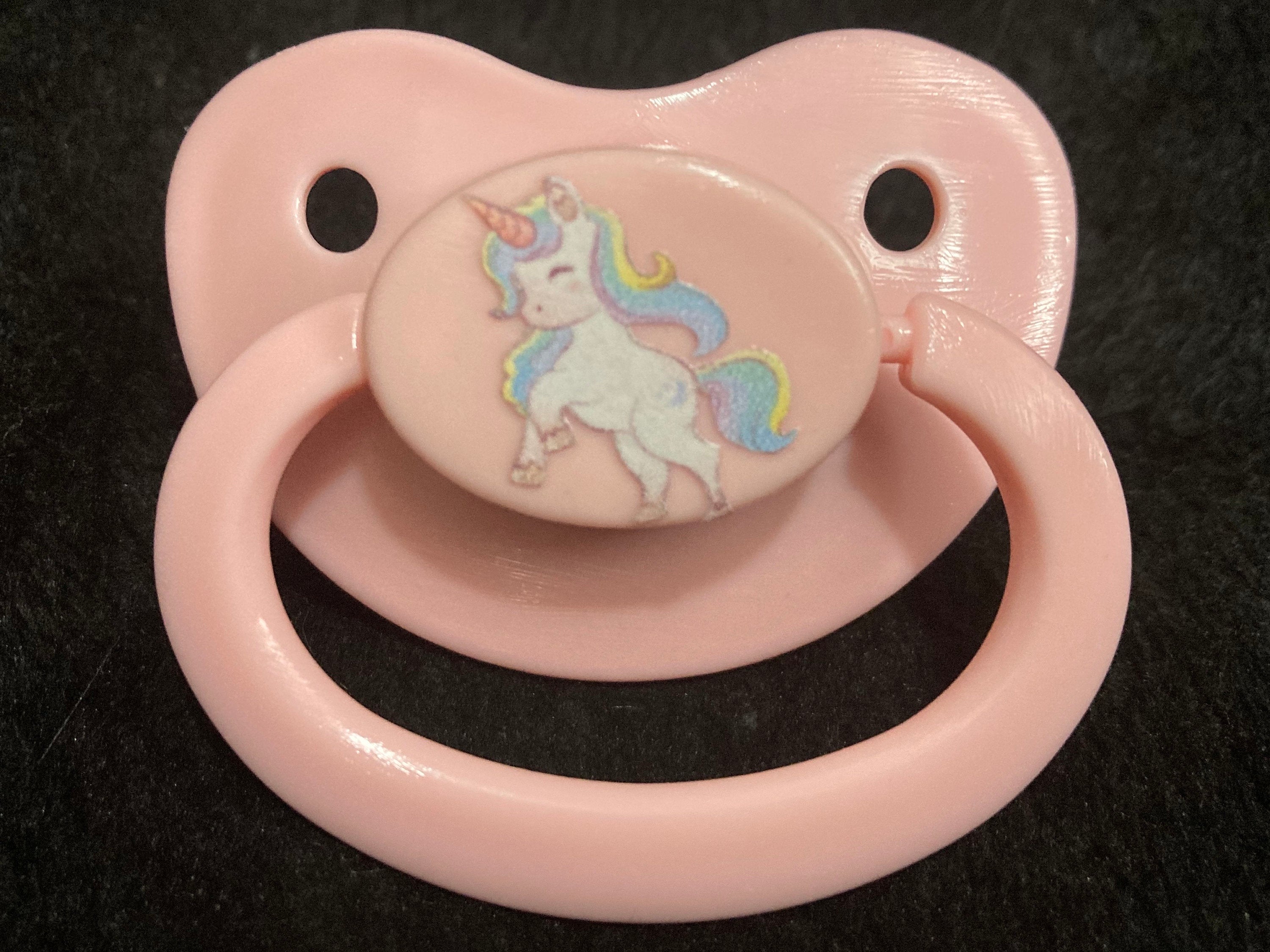 Unicorn Whimsy Adult Pacifier, Fantasy Little Space Gear