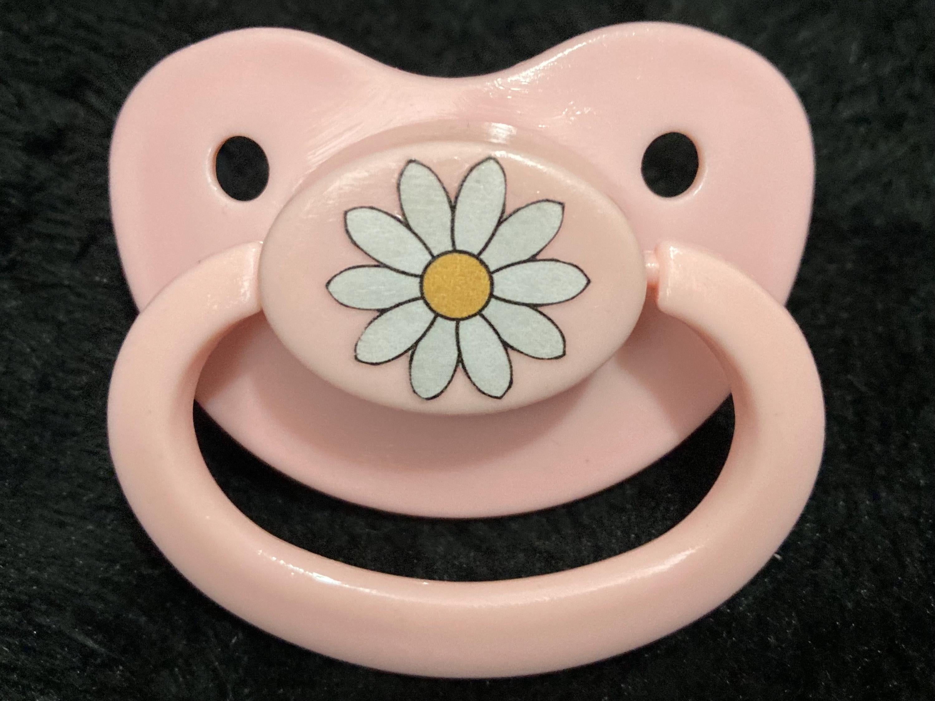Merry Meadow Adult Pacifier, Flower, Rose, Daisy, Tulip, Sunflower, Butterfly, Cottagecore Little Space Gear