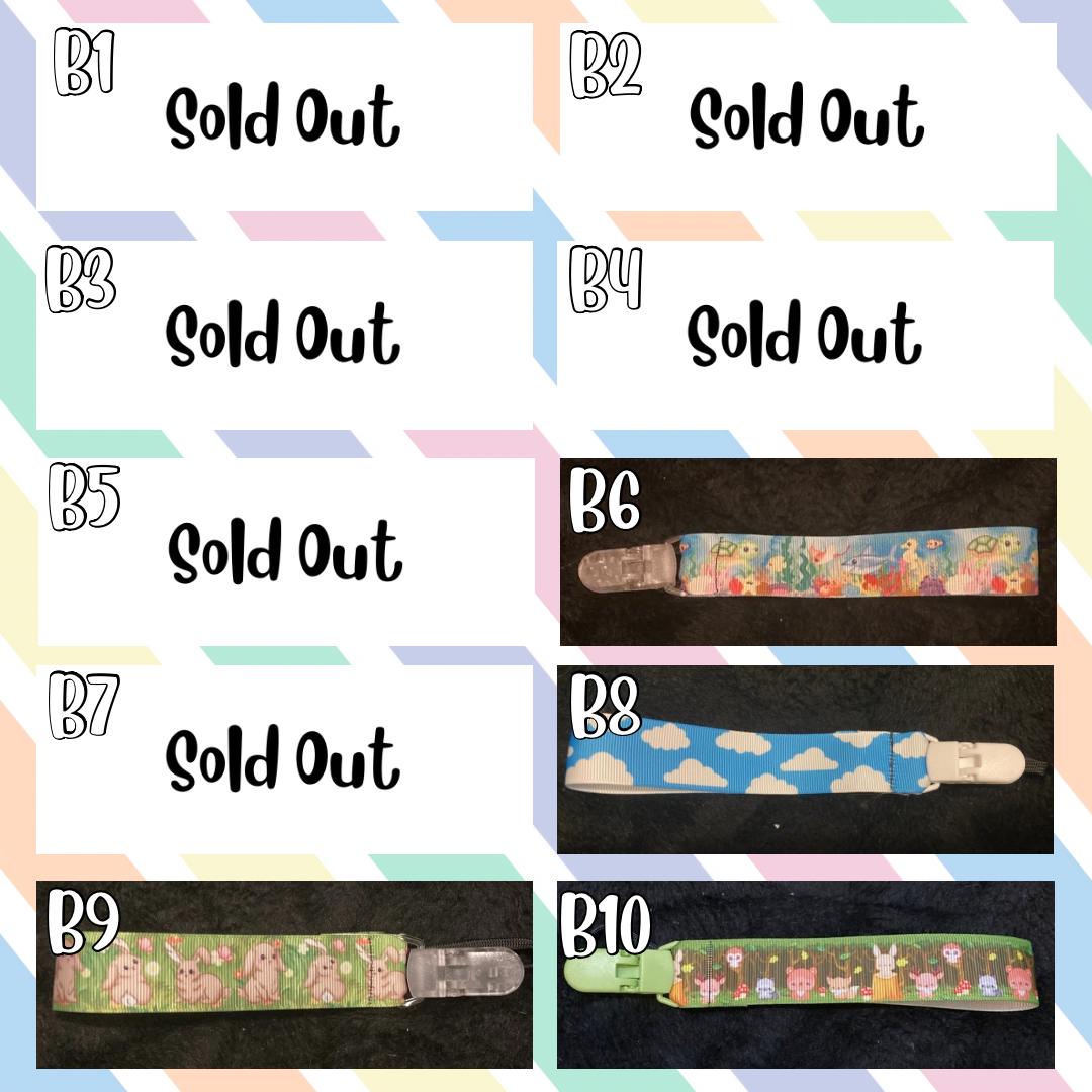 Bulk Little Space Clip, Pacifier Clip, Little Space Gear