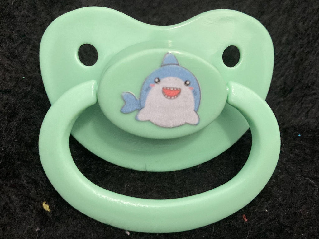 Shipwreck Squirts Adult Pacifier, Shark Ocean Anchor Treasure Chest Little Space Gear