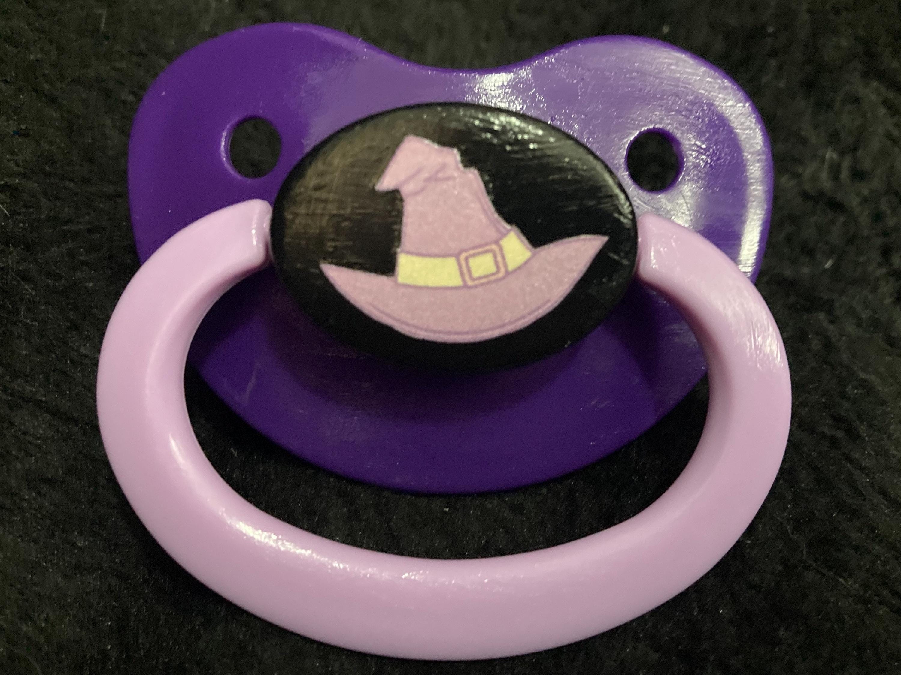 Cutie Coven Adult Pacifier, Pastel Goth Spooky Halloween Little Space Gear