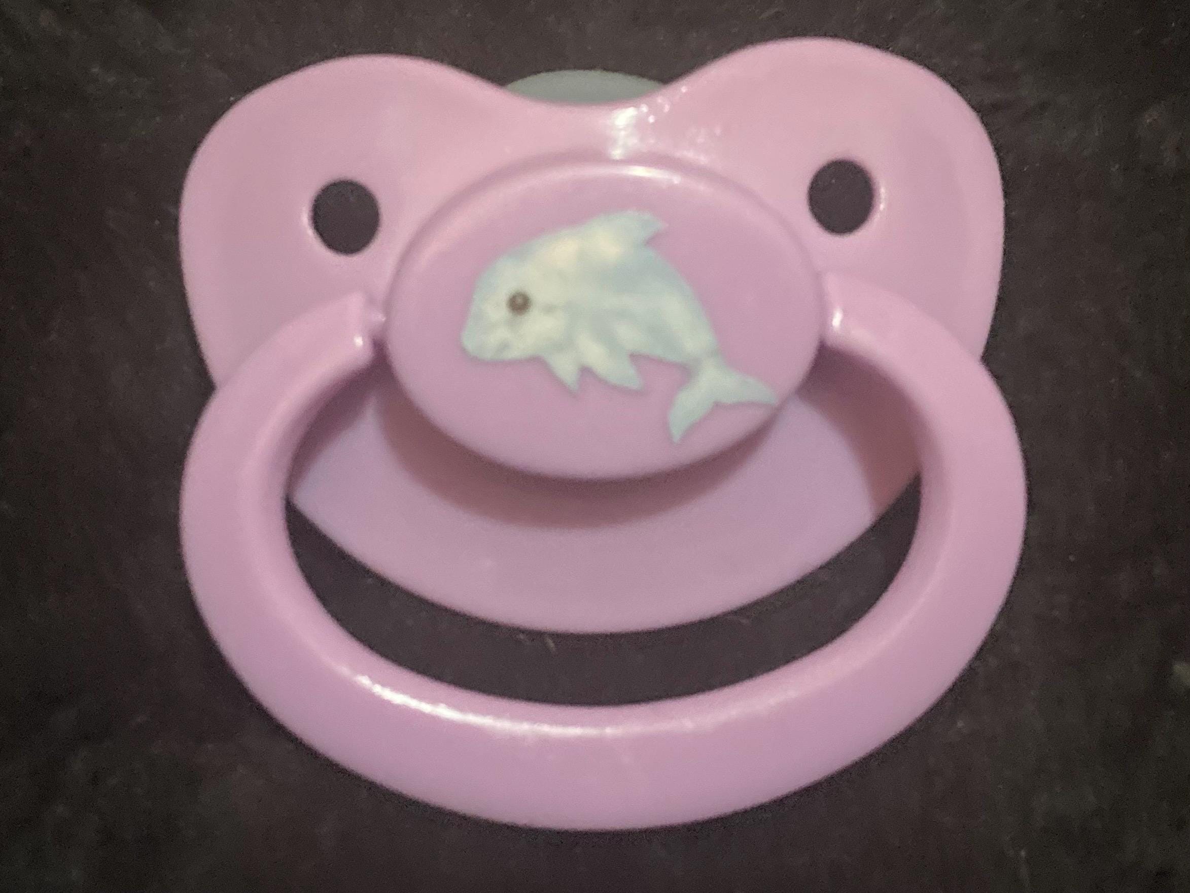 Coral Critter Adult Pacifier, Sea Turtle, Shark, Fish, Ocean Tropical Underwater Little Space Gear