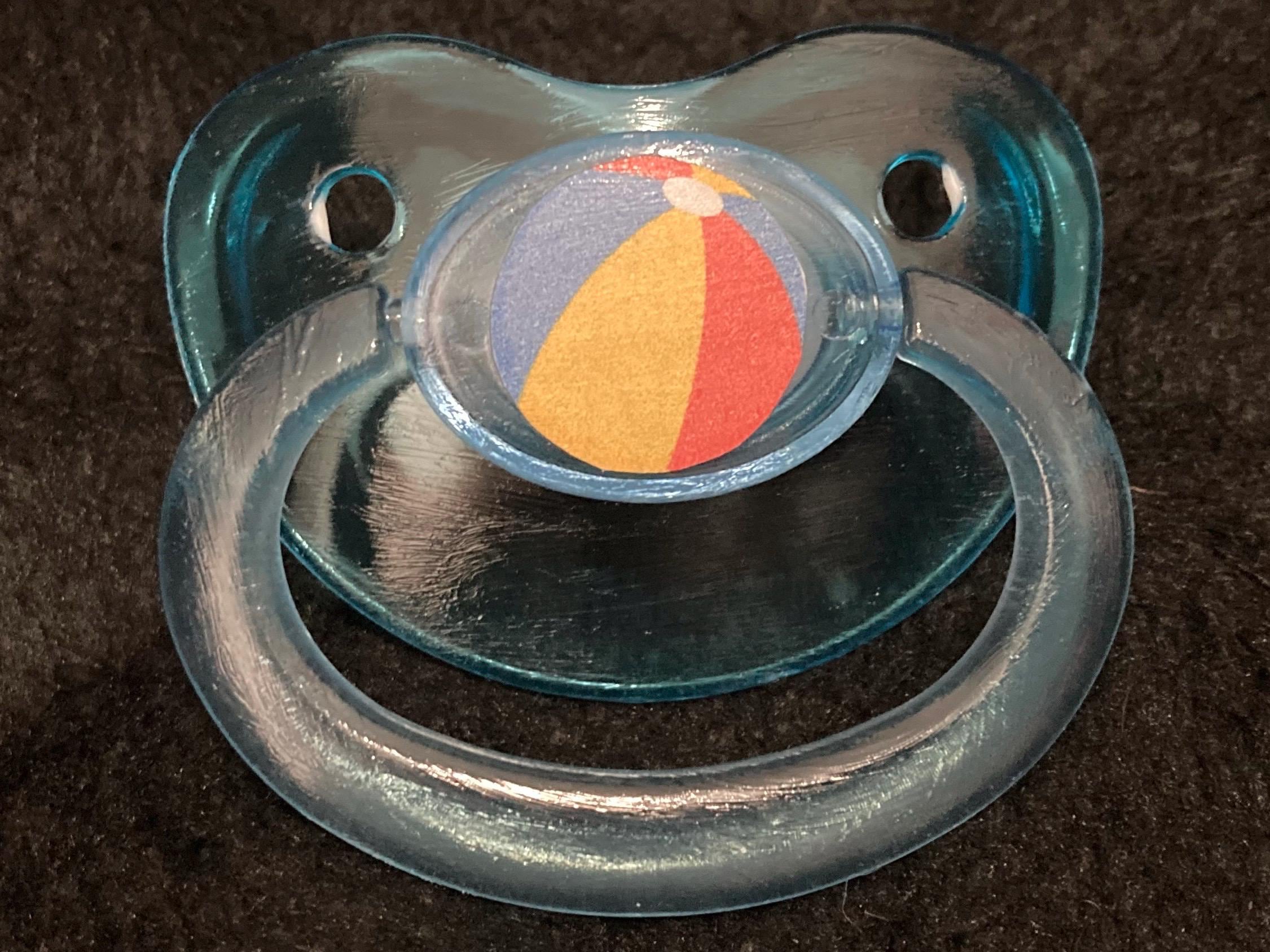 Primary Nastolgia Adult Pacifier, Kidcore Little Space Gear