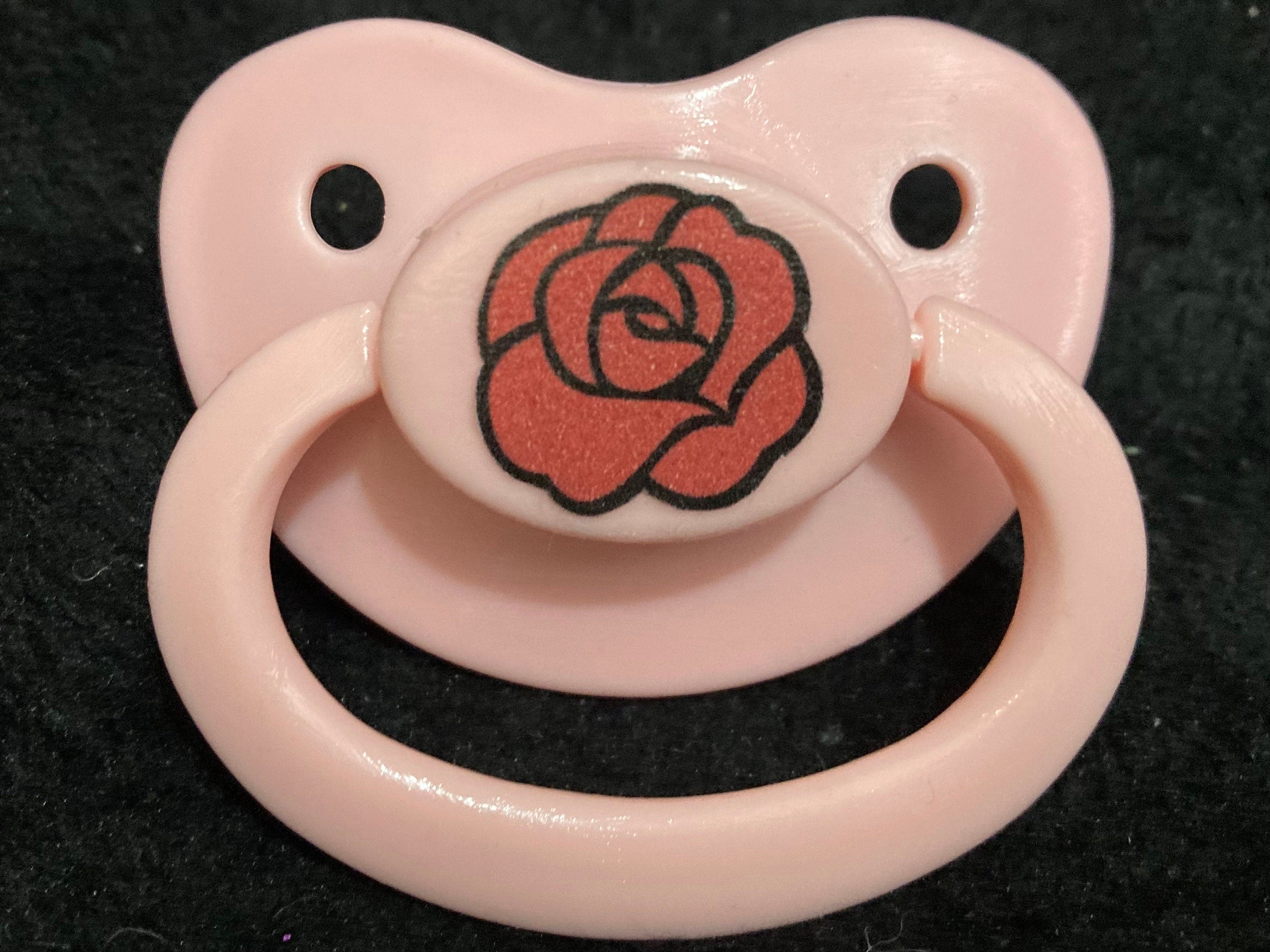 Merry Meadow Adult Pacifier, Flower, Rose, Daisy, Tulip, Sunflower, Butterfly, Cottagecore Little Space Gear