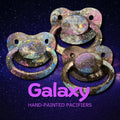 Galaxy Hand-Painted Adult Pacifier, Outer Space Little Space Gear