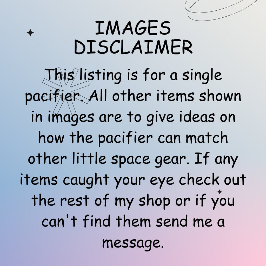 Buzzing Bees Mixed Medium Sticker Collage Painted Adult Pacifier, Little Space Gear