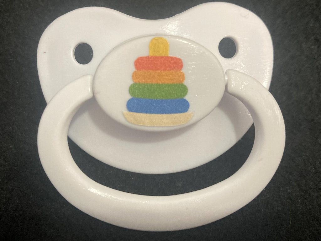 Primary Nastolgia Adult Pacifier, Kidcore Little Space Gear