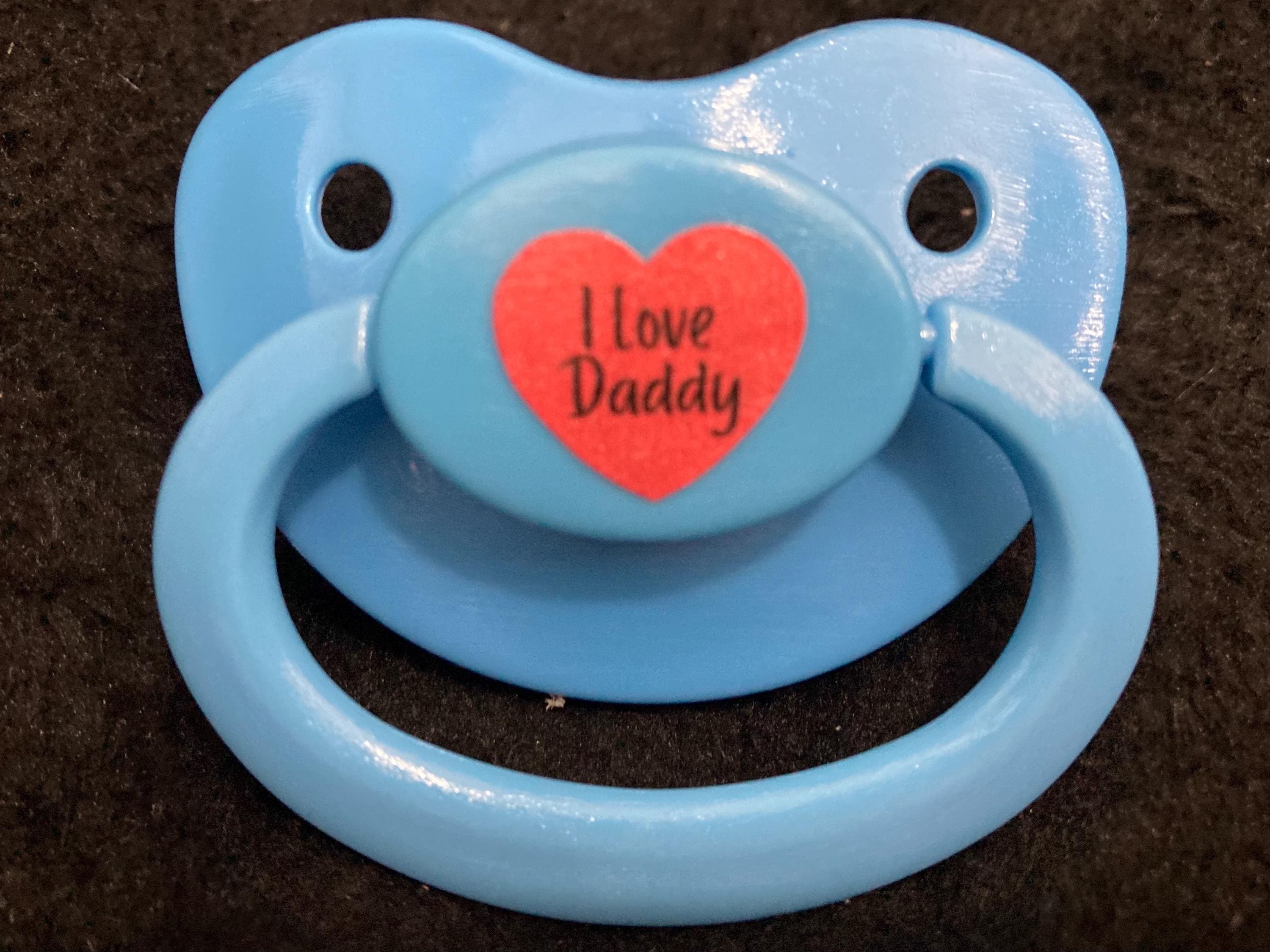 Loving You Custom Adult Pacifier, Valentine, Anniversary, Custom Term, Caregiver, Daddy, Mommy Little Space Gear