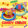 Candy Collage Adult Pacifier, Little Space Gear