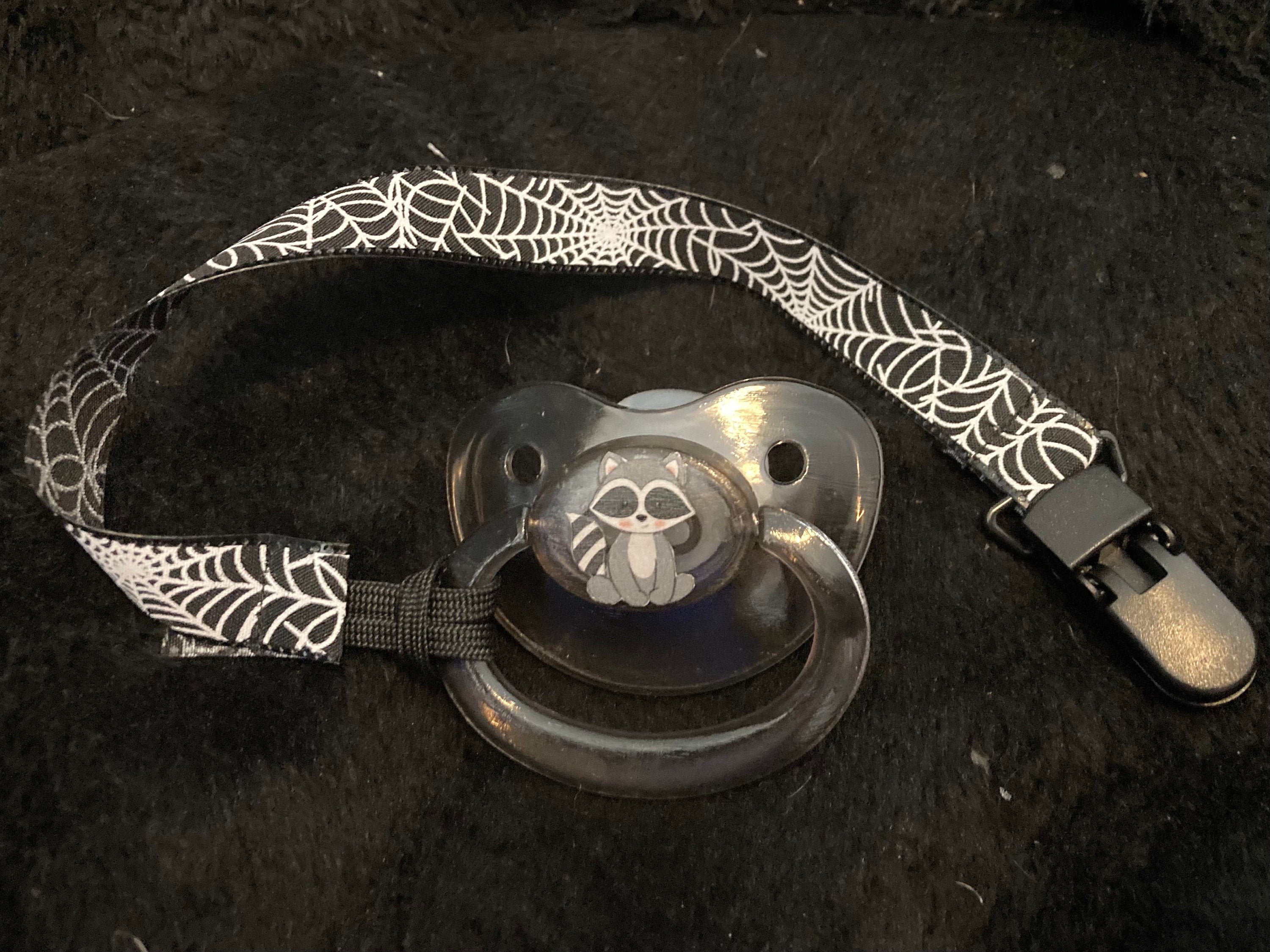 Spiderweb Little Space Clip, Pacifier Clip, Little Space Gear