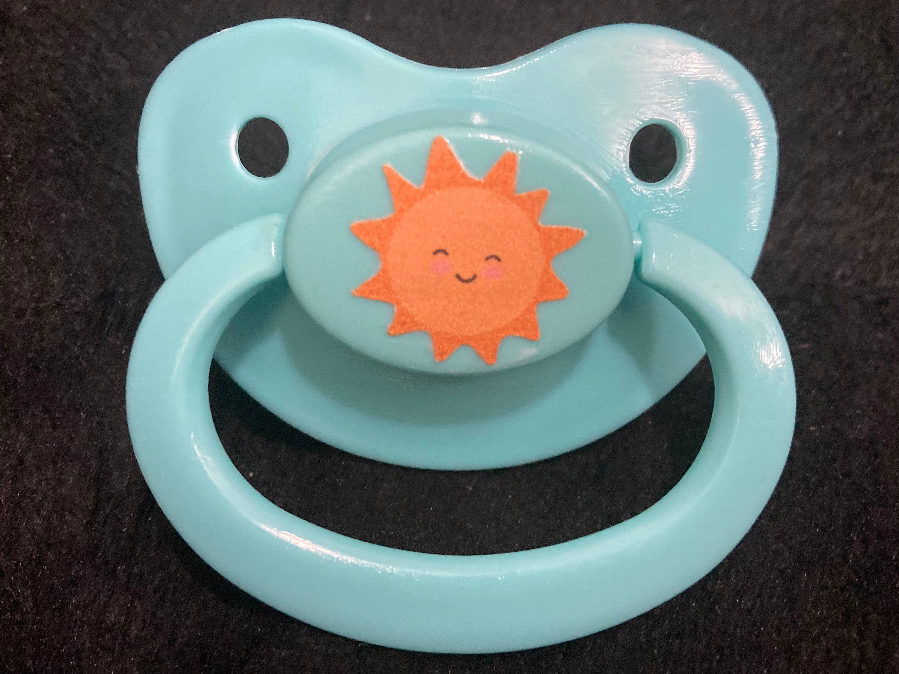 Happy Days Simple Sticker Adult Pacifier, Sun Summer Little Space Gear