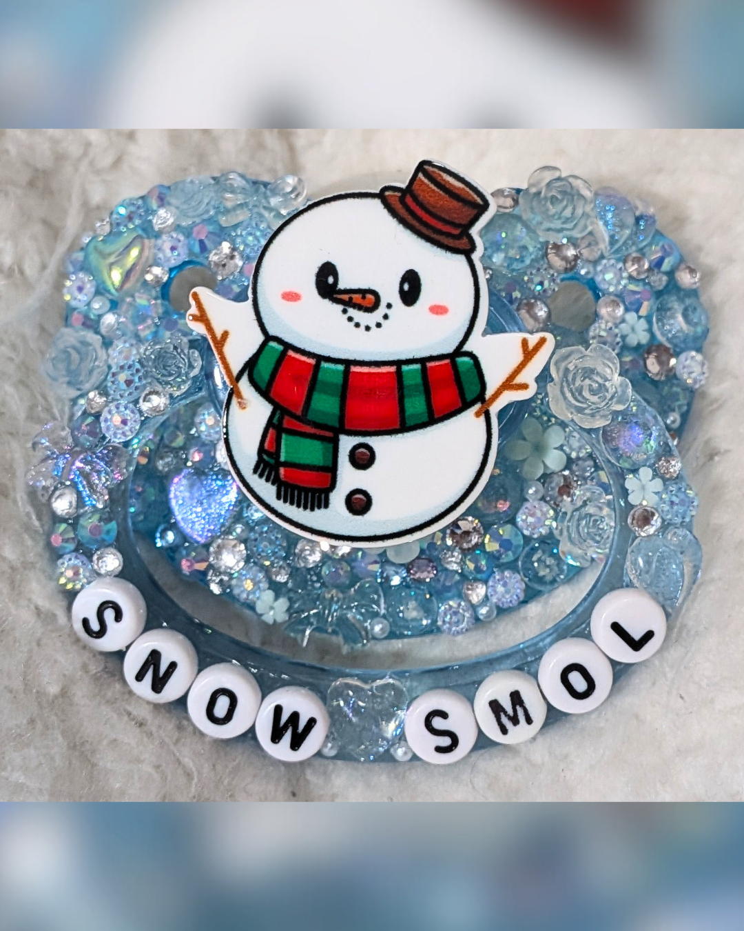 Snow Smol Deluxe Full Deco Pacifier