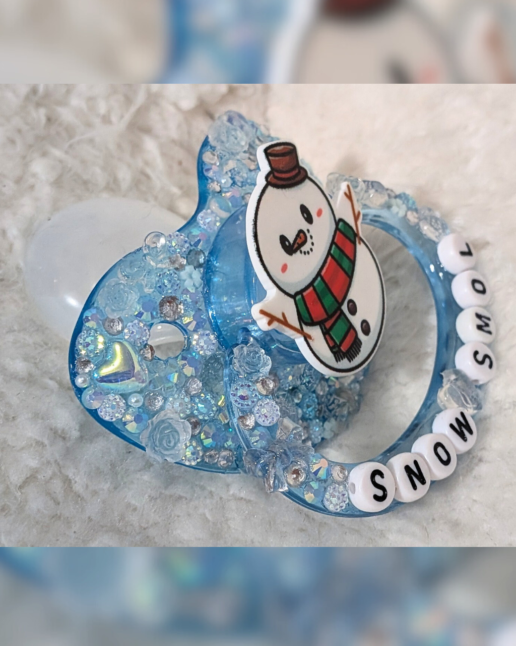 Snow Smol Deluxe Full Deco Pacifier