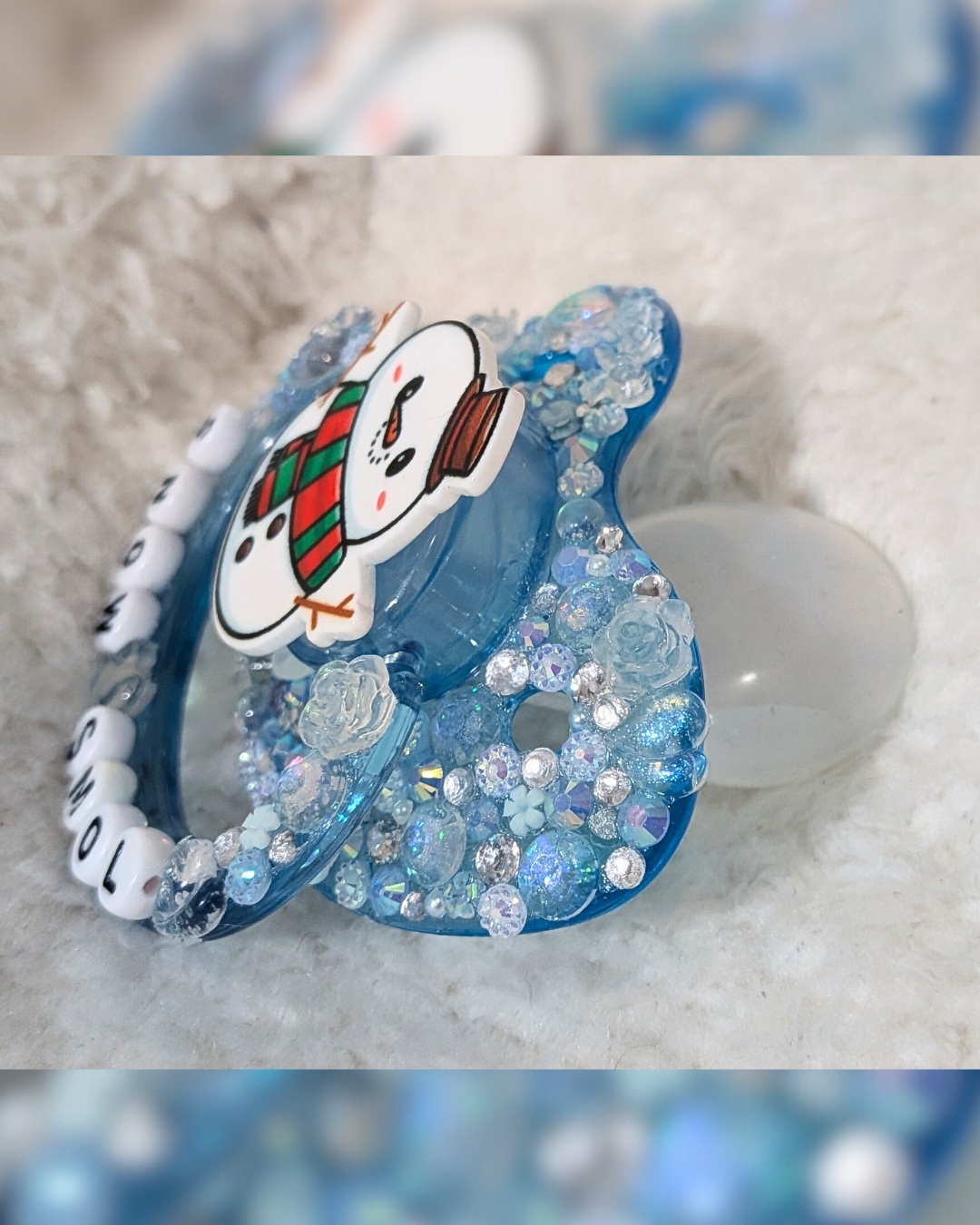 Snow Smol Deluxe Full Deco Pacifier