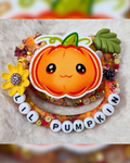 Lil Pumpkin Deluxe Scatter Deco & Hand-Painted Pacifier