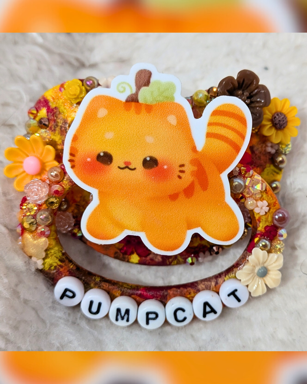Pumpcat Deluxe Scatter Deco & Hand-Painted Pacifier