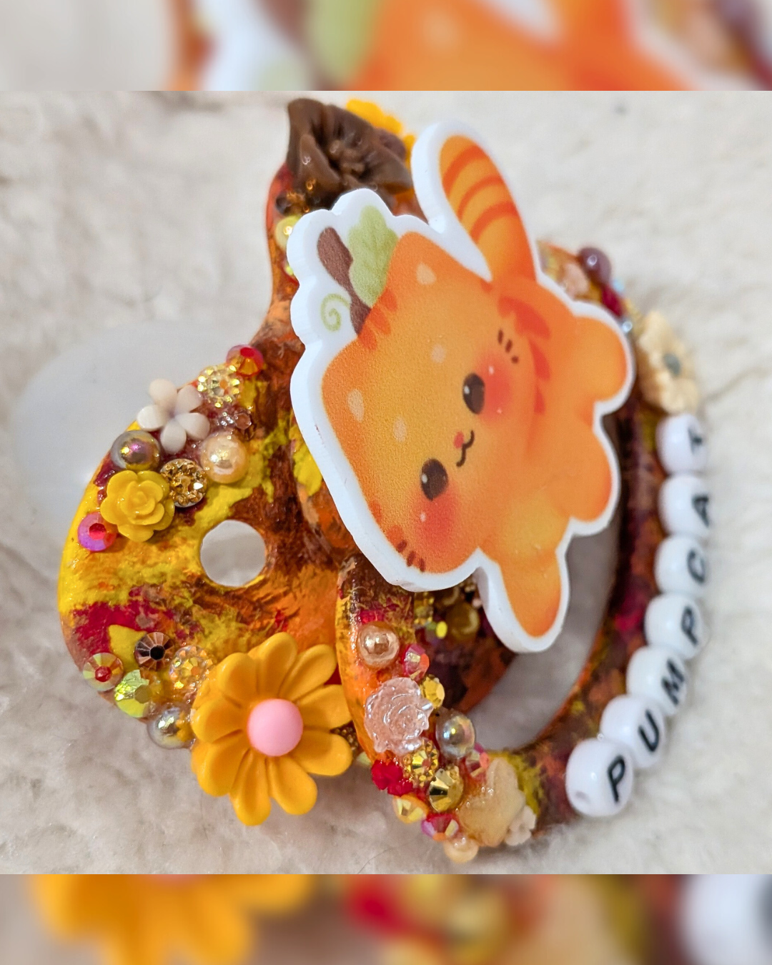 Pumpcat Deluxe Scatter Deco & Hand-Painted Pacifier