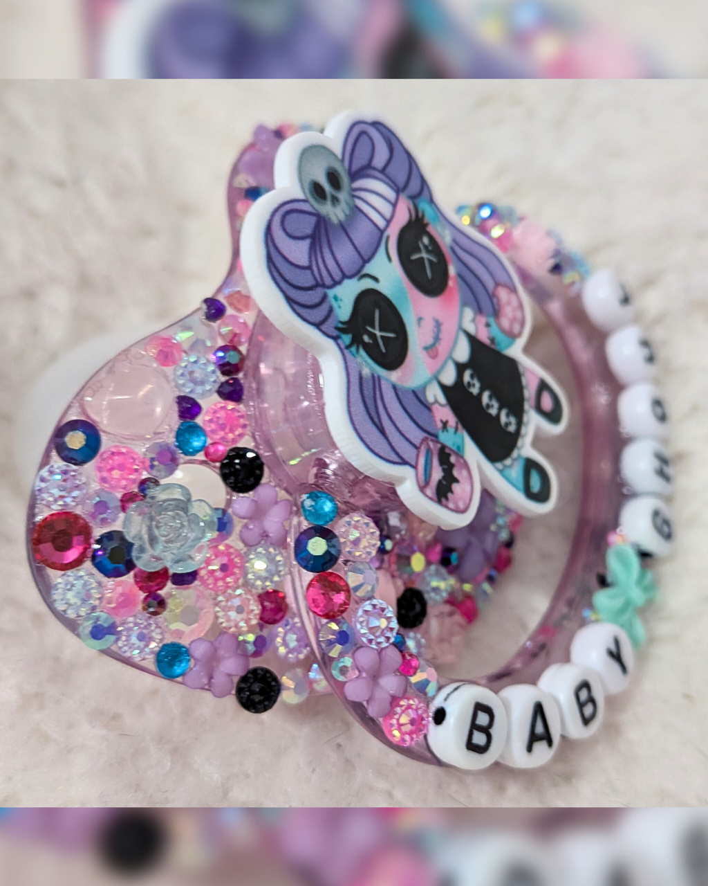 Baby Ghoul Deluxe Full Deco Pacifier