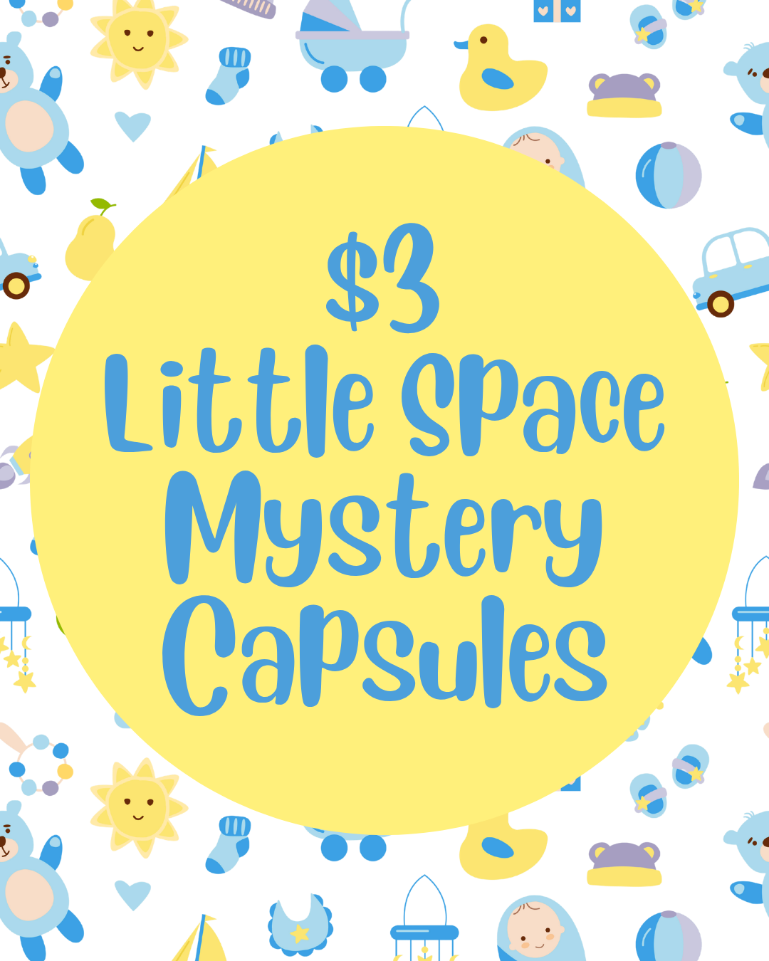 Three Dollar Little Space Mystery Capsules