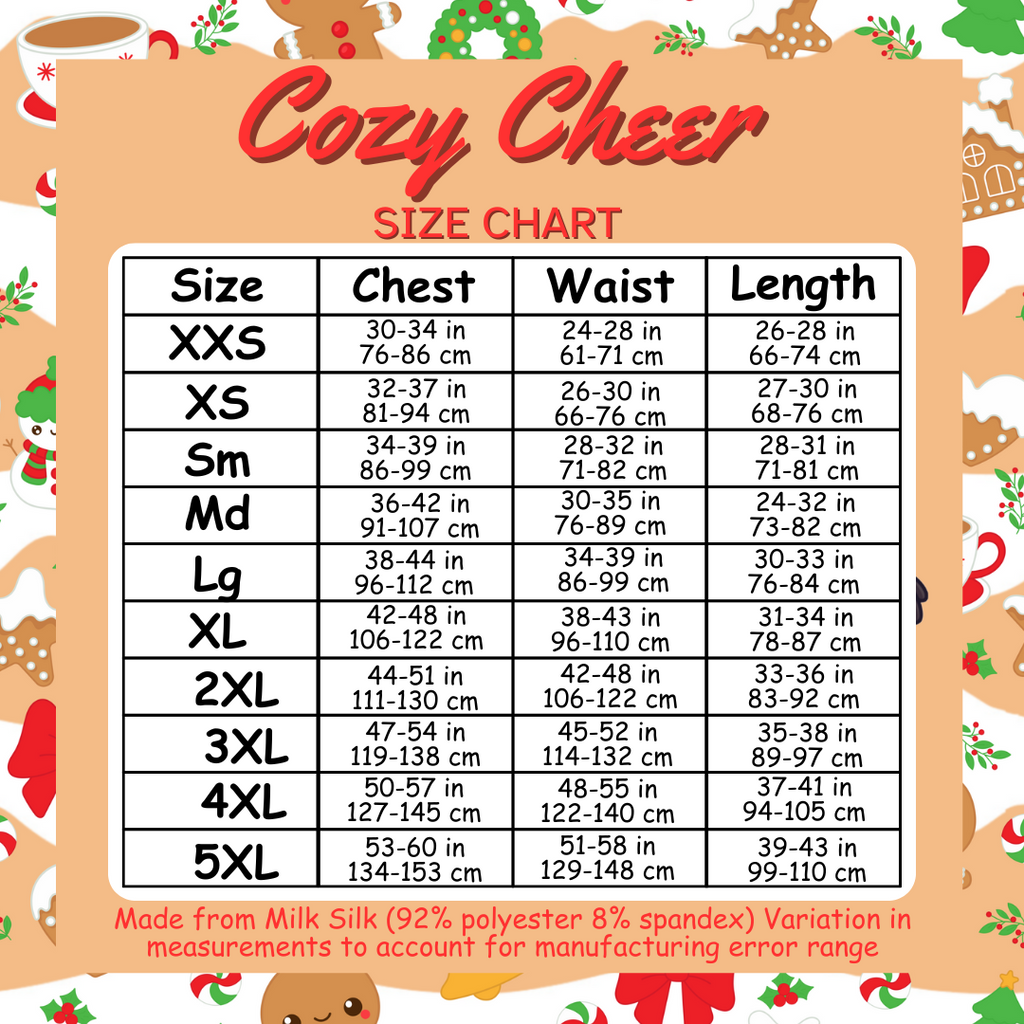 Cozy Cheer Adult Bodysuit