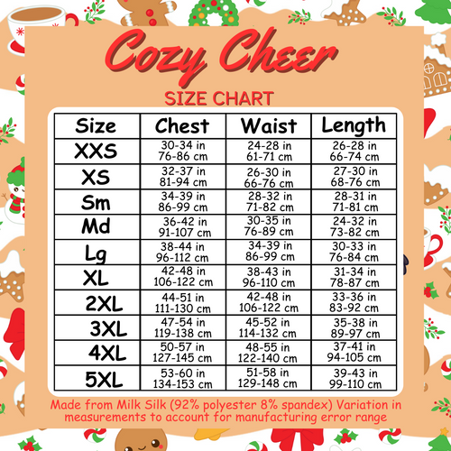 Cozy Cheer Adult Bodysuit