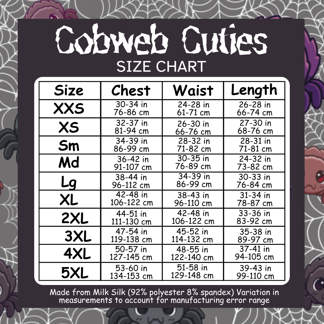 Cobweb Cuties Adult Bodysuit