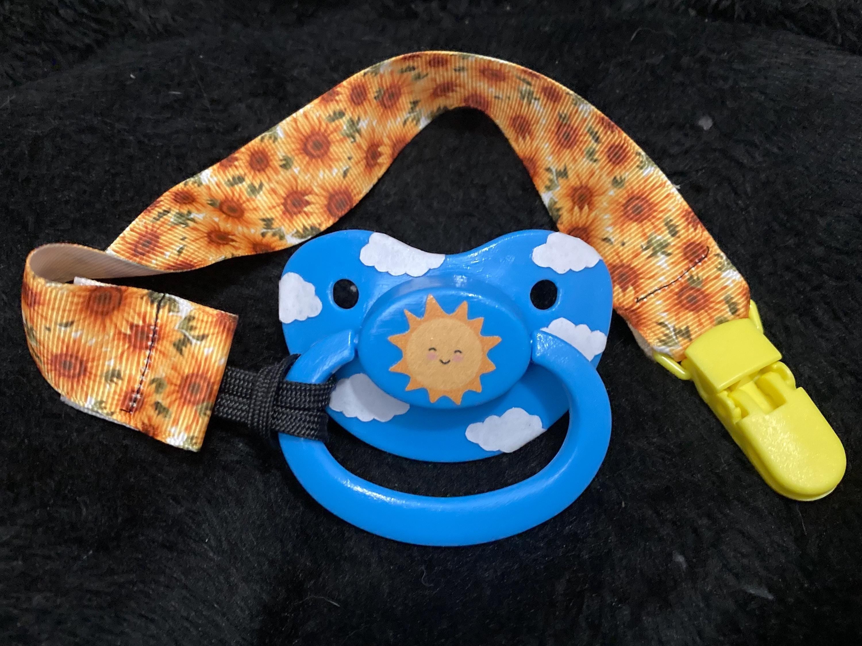 Happy Days Collage Adult Pacifier, Sun Cloud Little Space Gear