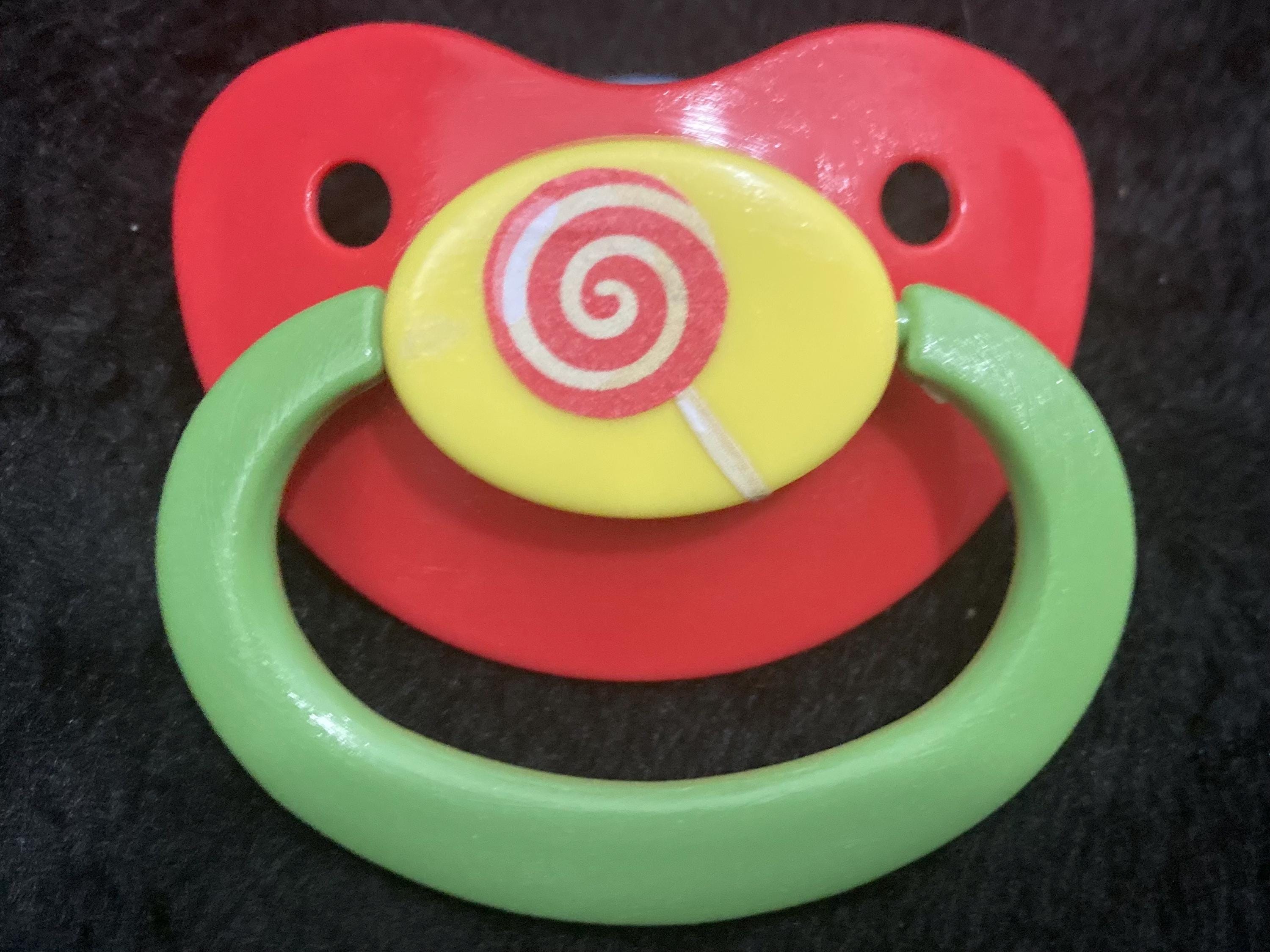 Primary Nastolgia Adult Pacifier, Kidcore Little Space Gear