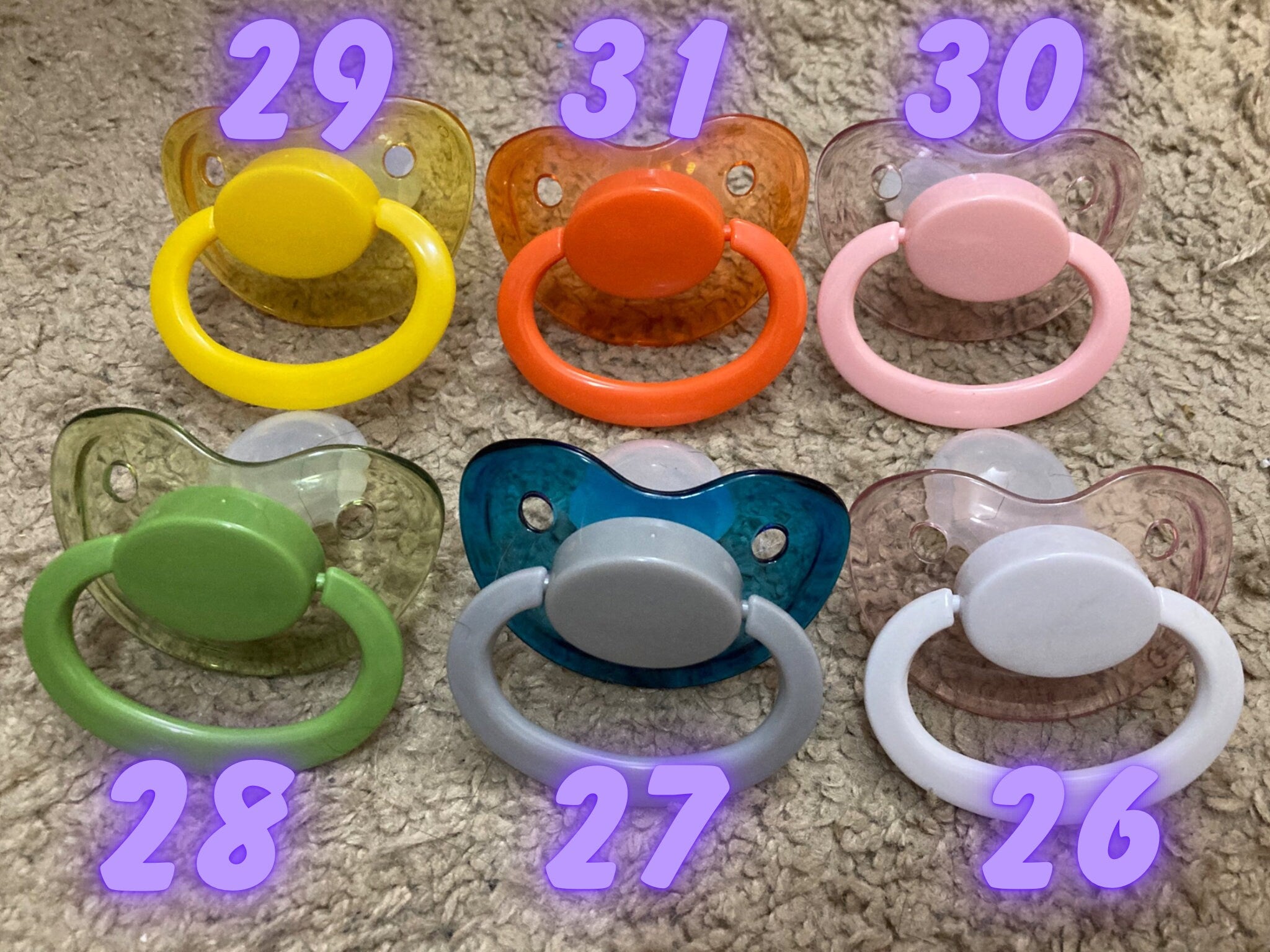 Adult Pacifier Gen 1 Size 6 Little Space Gear Accessory