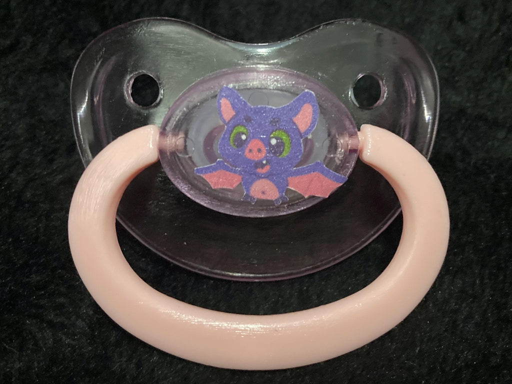 Lil Terrors Adult Pacifier, Goth Spooky Halloween Little Space Gear