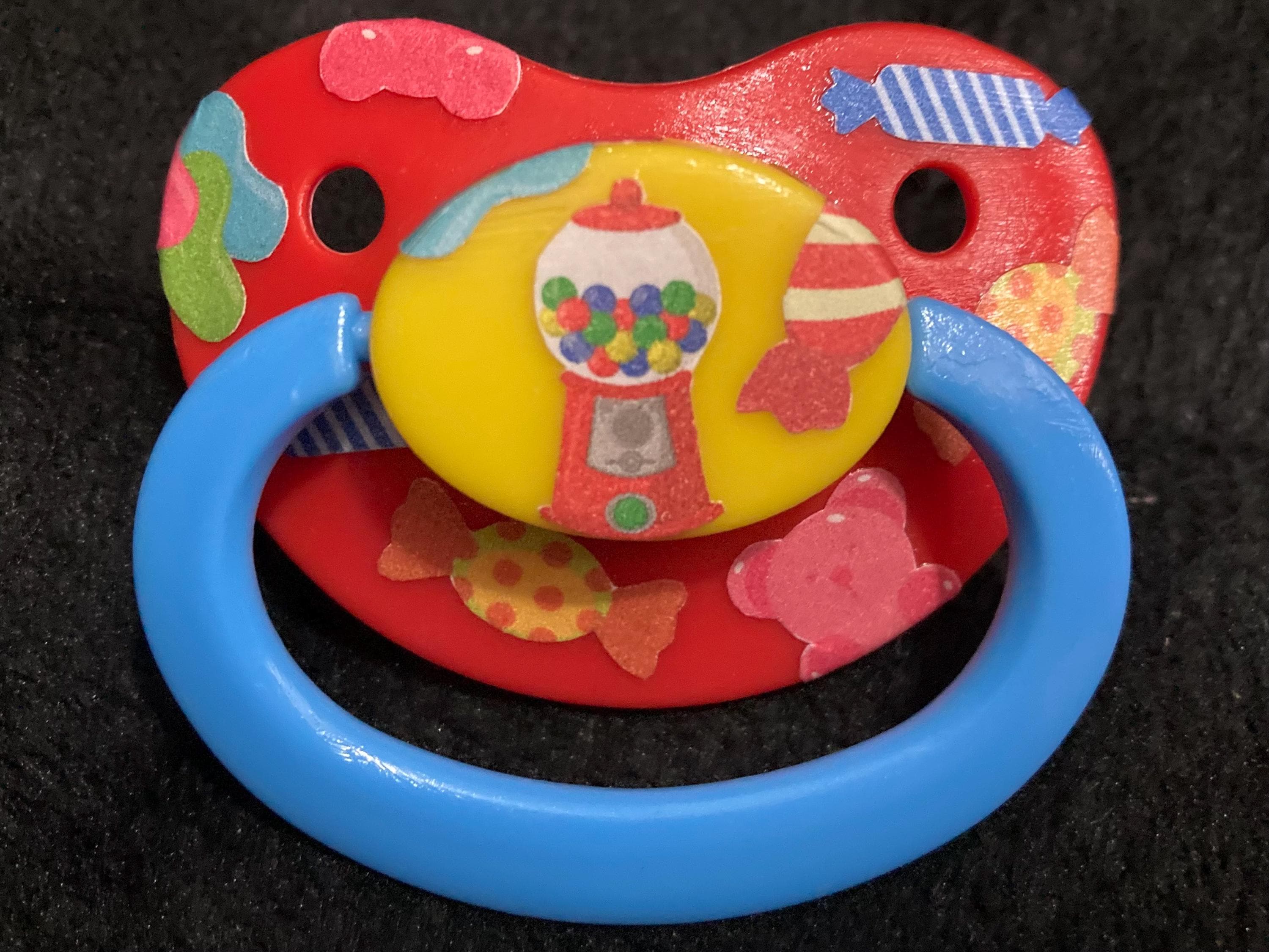 Candy Collage Adult Pacifier, Little Space Gear