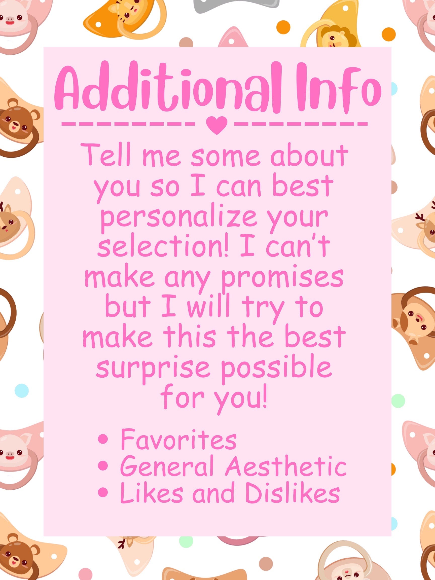 Mystery Resin Flatbacks Box, Surprise Planars, Pacifier Center, Cabochons, Little Space Deco Materials